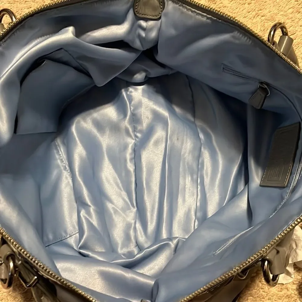 COACH OP ART BLUE WITH BLUE INTERIOR GOOD CONDITION